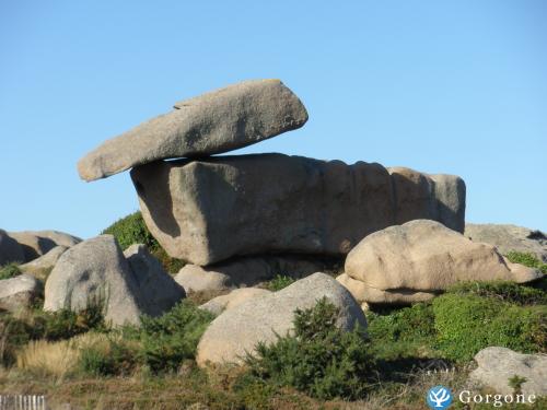 Des rochers aux formes tonnantes  Ploumanac\'h